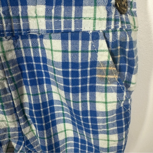 Vintage Osh Kosh B’Gosh Plaid Overalls Size 6-9 Months Cotton Made in USA - Picture 3 of 8